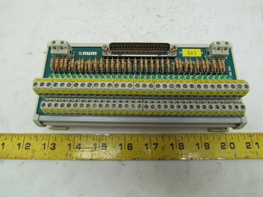 Num Interface Terminal Board Connector Assy 92002100501-C DIN Rail Mount