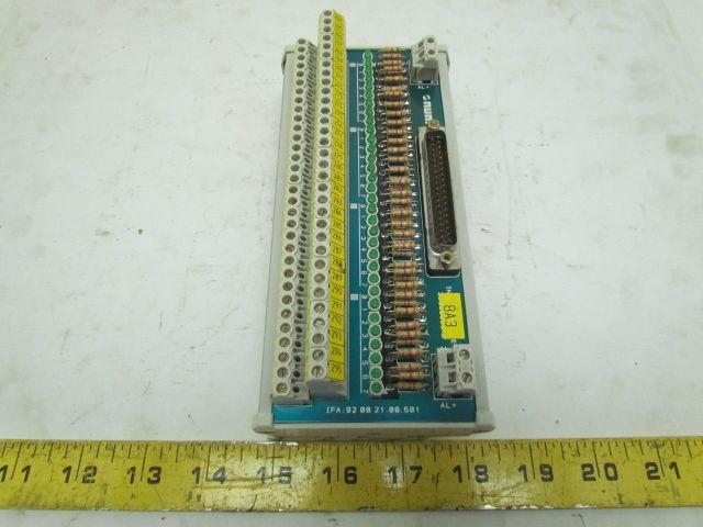 Num Interface Terminal Board Connector Assy 92002100501-C DIN Rail Mount