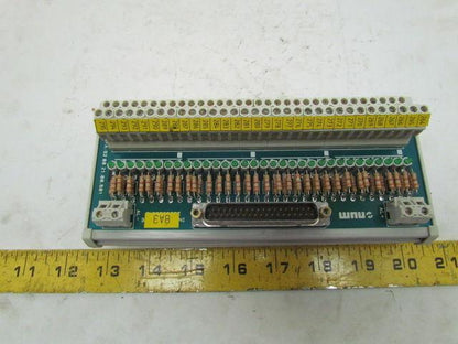 Num Interface Terminal Board Connector Assy 92002100501-C DIN Rail Mount