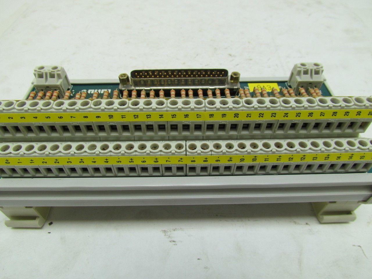 Num Interface Terminal Board Connector Assy 92002100501-C DIN Rail Mount