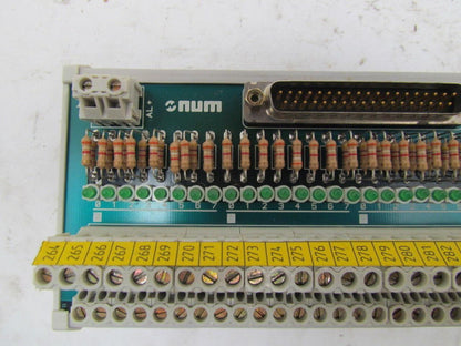 Num Interface Terminal Board Connector Assy 92002100501-C DIN Rail Mount