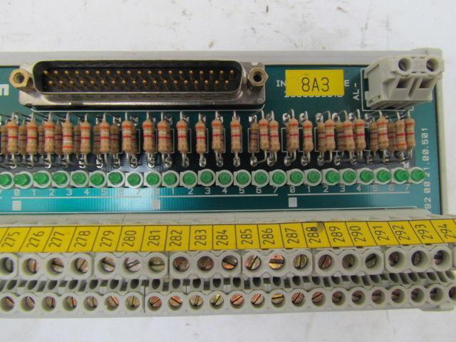 Num Interface Terminal Board Connector Assy 92002100501-C DIN Rail Mount