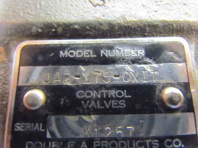 Double A UA2-175-CXIT Hydraulic Unload Valve 500-1000psi 3/4NPT Ports
