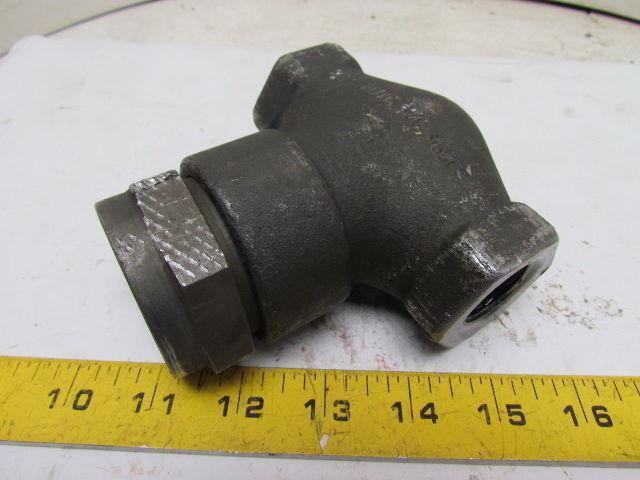 Henry Vogt 1554 E11698 REV3 Line Mount Hydraulic Check Valve 450F 30000WP 3/4npt