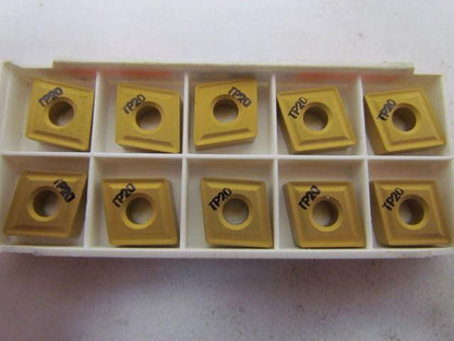 Seco Carboloy CNMG 432-MR5 TP20 Carbide Insert Grade TP20 Secolor Box of 10pcs
