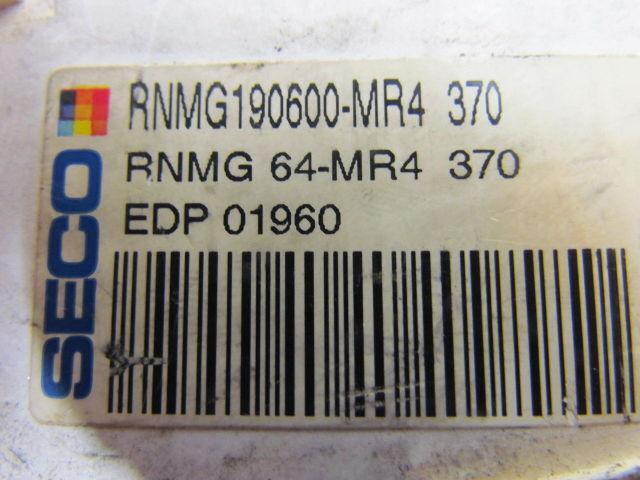 Seco Carboloy RNMG 64-MR4 370 Carbide Insert Grade 370 Turning Box of 8pcs