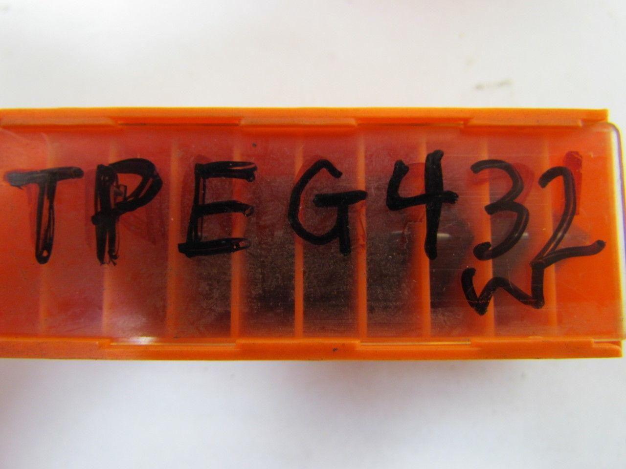 GE Carboloy TPEG432W 3540102 Carbide Insert Grade VC125 2-Boxes 17pcs