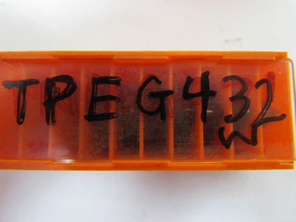 GE Carboloy TPEG432W 3540102 Carbide Insert Grade VC125 2-Boxes 17pcs