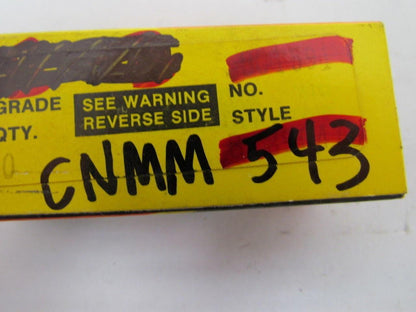 Valenite CNMM543 Carbide Insert Grade KC910 CNMM 543 Box of 10pcs