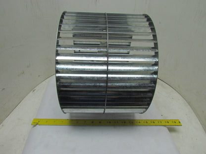 Dayton 2UTX4 Steel Blower Wheel Forward Curve Double Inlet 13" Dia 9" Wide