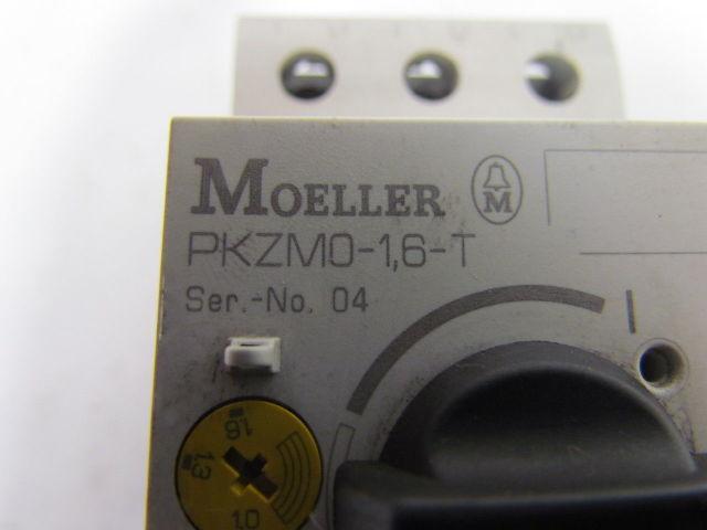 Moeller PKZM0-1.6-T Motor Starter Switch Circuit Breaker 1.0-1.6A DIN Rail