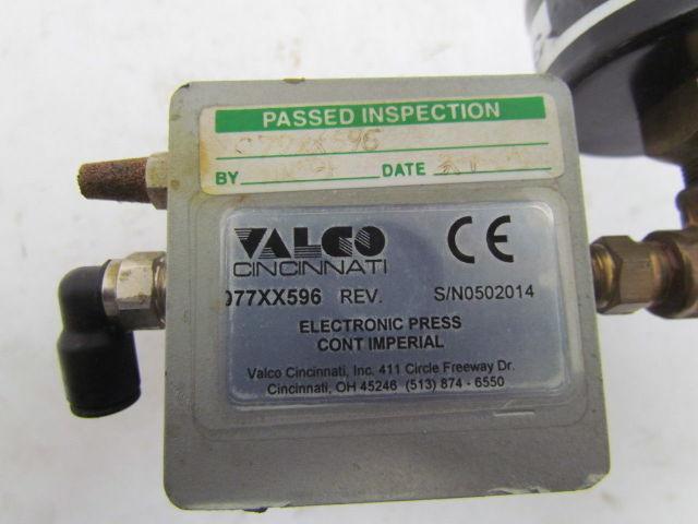 Valco Cincinnati Melton 077XX596 Electronic Valve Glue Dispensing