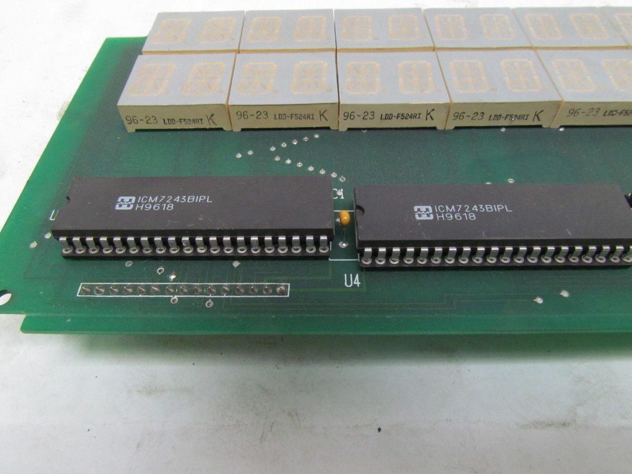 IN-C-857D Rev A-1 Circuit Board 12-1/2" Long 4" wide