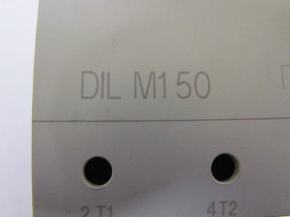 Moeller DIL M150 DIL M1 50 Contactor 3-Pole 250VDC 155A 100-120V Coil w/Aux