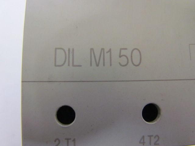 Moeller DIL M150 DIL M1 50 Contactor 3-Pole 250VDC 155A 100-120V Coil w/Aux