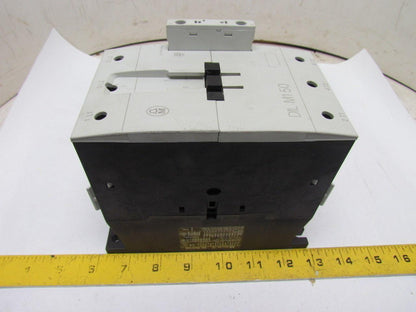 Moeller DIL M150 DIL M1 50 Contactor 3-Pole 250VDC 155A 100-120V Coil w/Aux