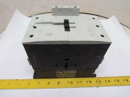 Moeller DIL M150 DIL M1 50 Contactor 3-Pole 250VDC 155A 100-120V Coil w/Aux