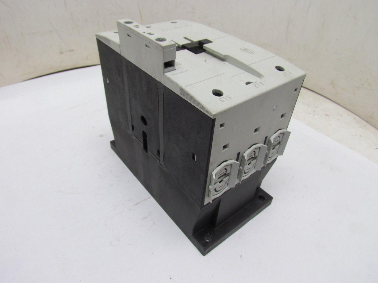 Moeller DIL M150 DIL M1 50 Contactor 3-Pole 250VDC 155A 100-120V Coil w/Aux