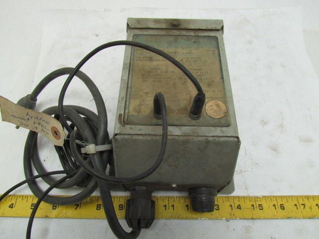 GE General Electric 9T51B0405 24VDC Test Power Supply .15KVA 1PH Autotransformer