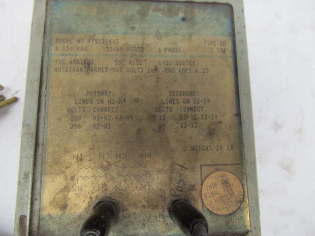 GE General Electric 9T51B0405 24VDC Test Power Supply .15KVA 1PH Autotransformer