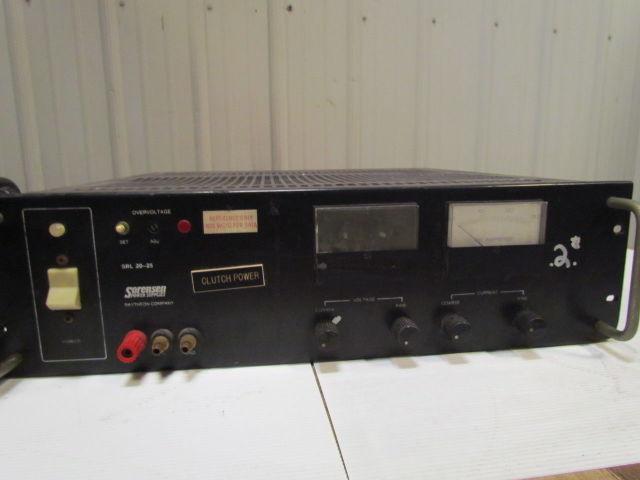 Sorensen SRL 20-25 DC Power Supply 105-125V In 0-20V 0-25A Output 19" Rackmount