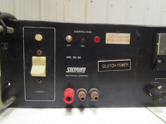 Sorensen SRL 20-25 DC Power Supply 105-125V In 0-20V 0-25A Output 19" Rackmount