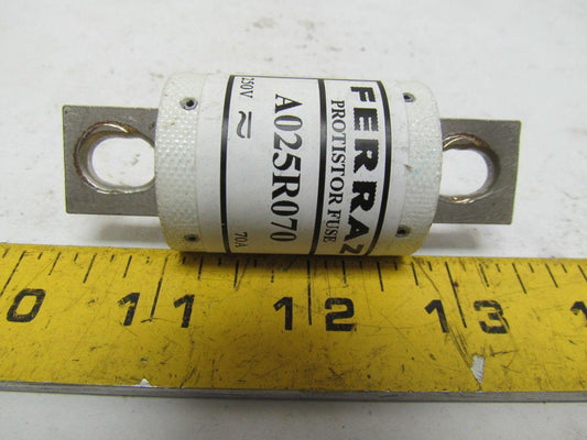 Ferraz A025R070 Protistor Fuse 70A 250V Lot of 6