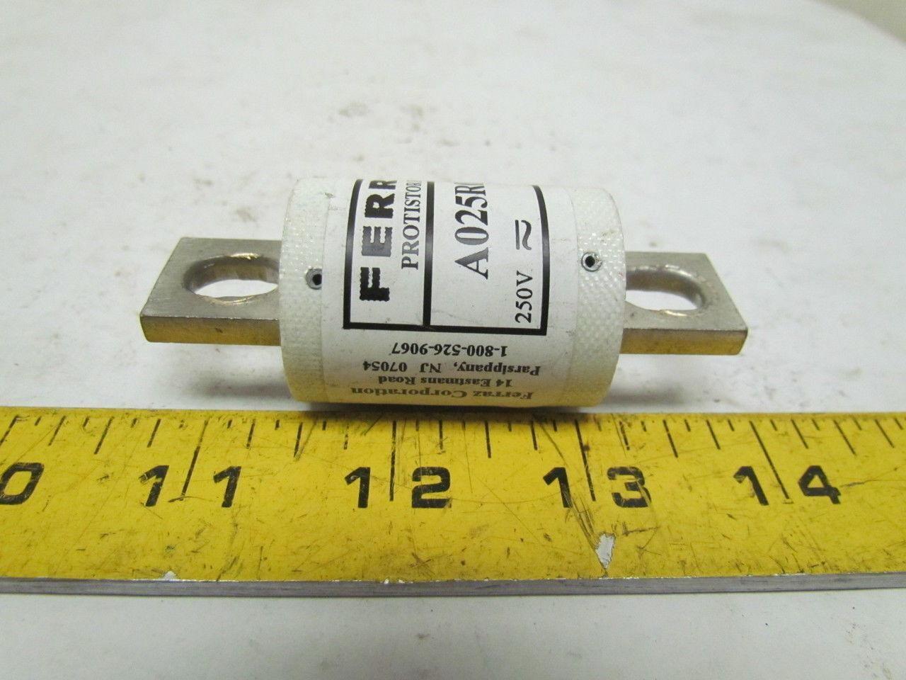 Ferraz A025R070 Protistor Fuse 70A 250V Lot of 6