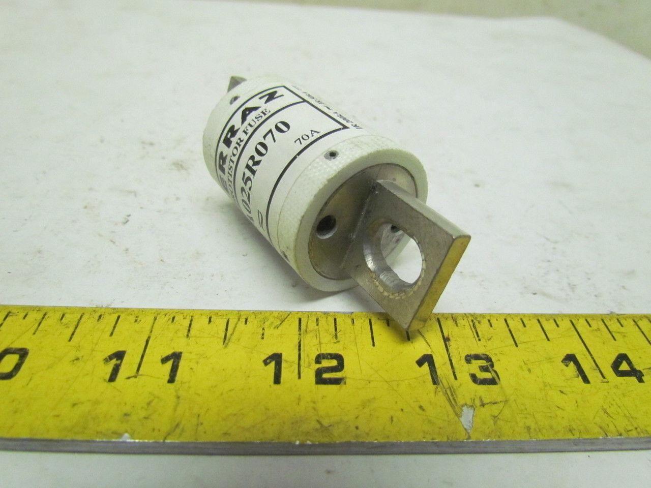 Ferraz A025R070 Protistor Fuse 70A 250V Lot of 6