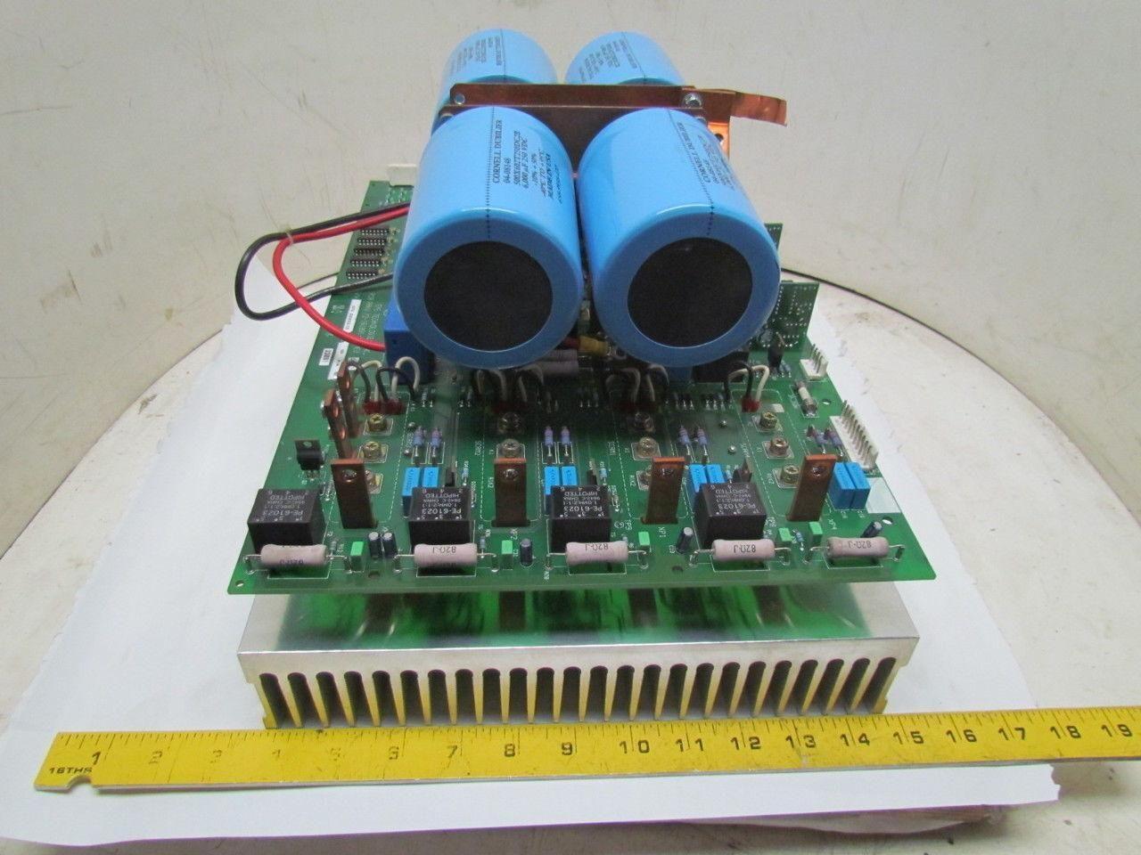EPE PCA 72-161091-00 Circuit Board Capacitor Heatsink Assembly 6000uF 250VDC