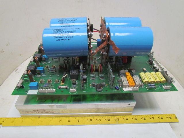 EPE PCA 72-161091-00 Circuit Board Capacitor Heatsink Assembly 6000uF 250VDC