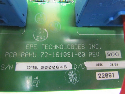 EPE PCA 72-161091-00 Circuit Board Capacitor Heatsink Assembly 6000uF 250VDC