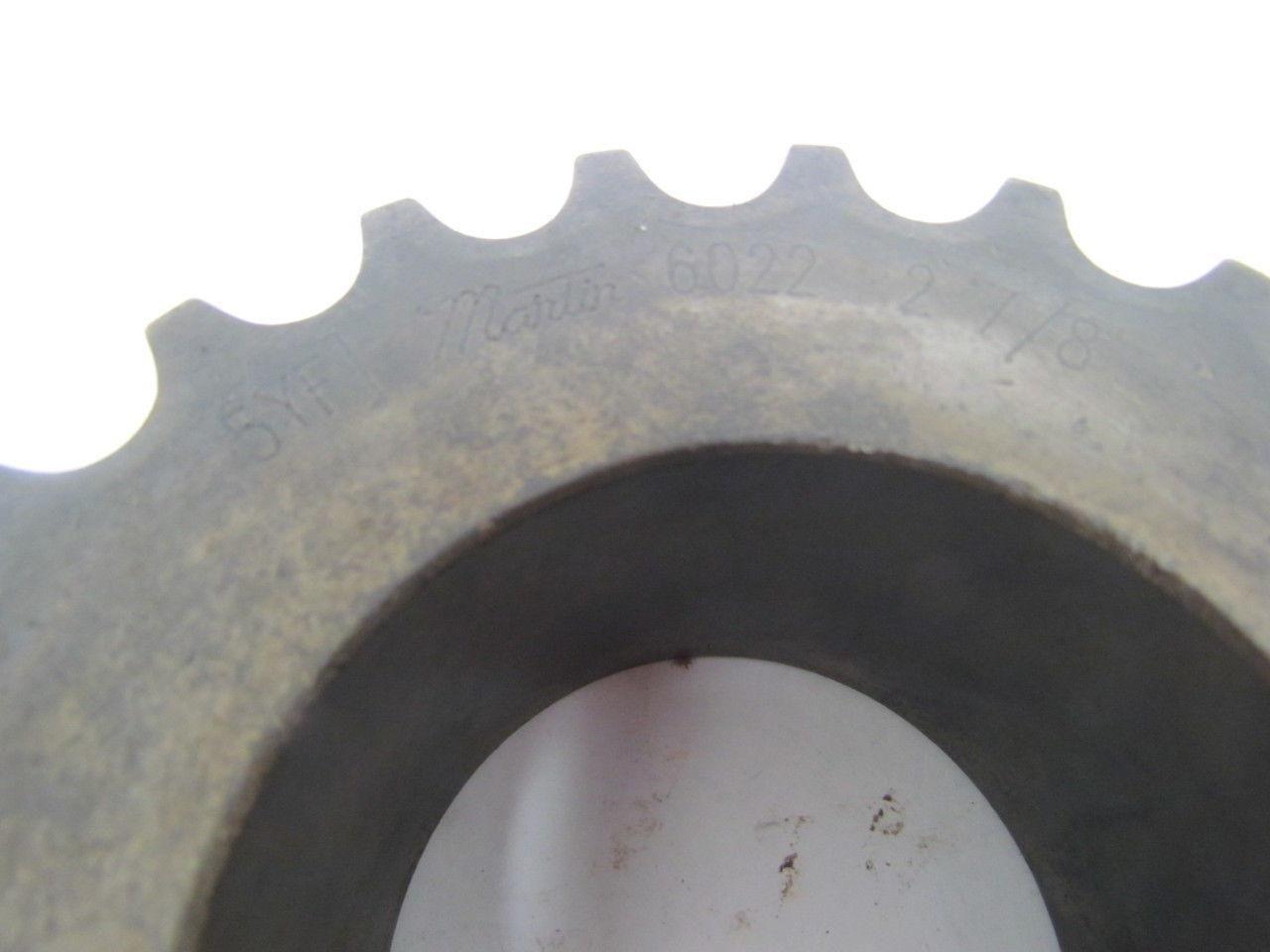 Martin 5YFN 6O22 #60 Roller Chain Sprocket 3/4" Pitch 22 Teeth 2-7/8" Keyed Bore