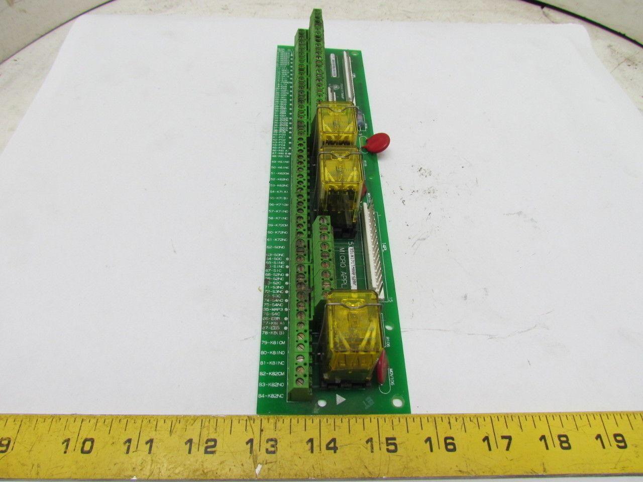 GE F31X171TMAAF Micro Application TB Card Terminal Board 531X171TMAAFS2AF