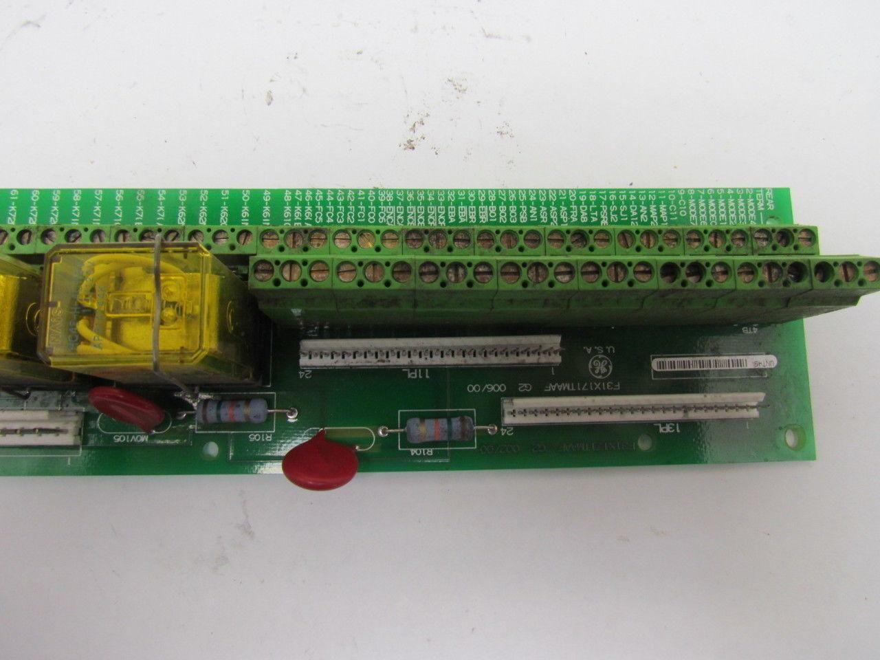 GE F31X171TMAAF Micro Application TB Card Terminal Board 531X171TMAAFS2AF