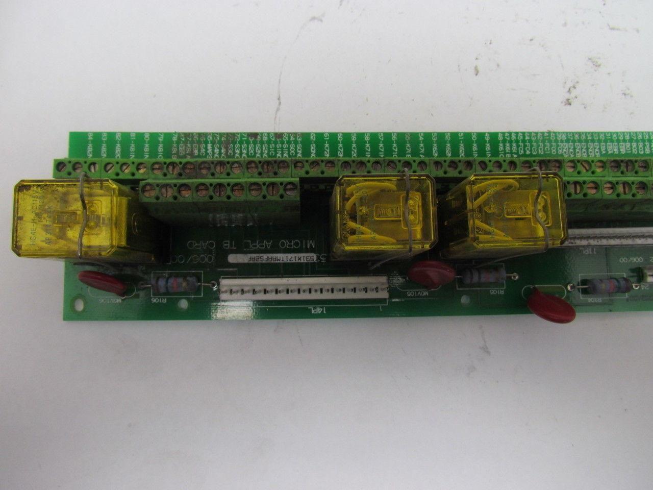 GE F31X171TMAAF Micro Application TB Card Terminal Board 531X171TMAAFS2AF