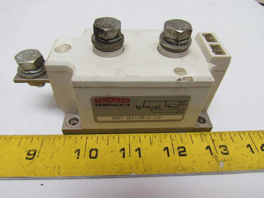 GE SemiKron SKKT 161/12E-2 J18 Thyristor Diode Module SemiPack 3 104X125DC020