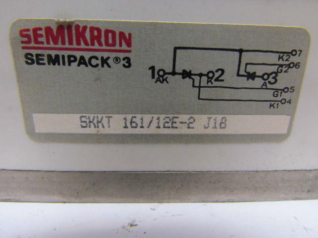 GE SemiKron SKKT 161/12E-2 J18 Thyristor Diode Module SemiPack 3 104X125DC020
