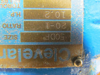 Cleveland 50DF Series 27 20:1 10.2HP Speed reducer gearbox