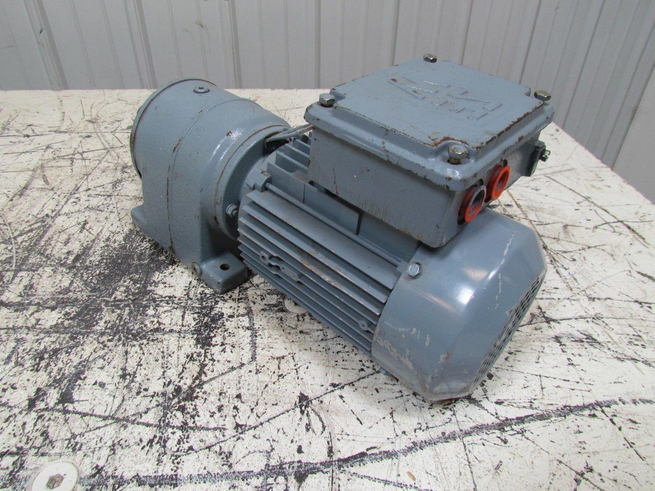 Sew Eurodrive R40 B8 TB-270 CE-3 6.17:1 Ratio R40DT80N4 330/575V 1HP Gearmotor