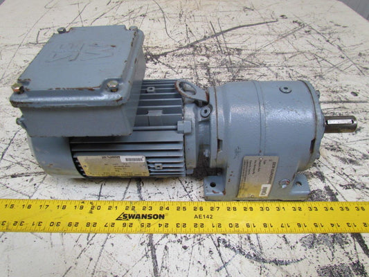 Sew Eurodrive R40 B8 TB-270 CE-3 6.17:1 Ratio R40DT80N4 330/575V 1HP Gearmotor