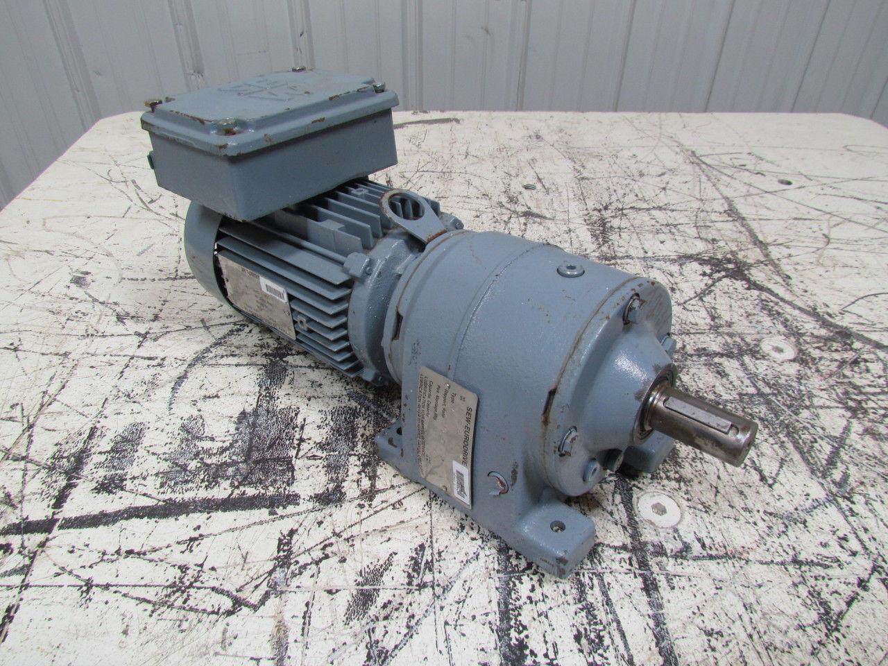 Sew Eurodrive R40 B8 TB-270 CE-3 6.17:1 Ratio R40DT80N4 330/575V 1HP Gearmotor
