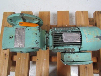 Sew-Eurodrive SAF52DT80M4BM#14-0041 Torque 1090Lb-In Ratio 37.94:1 1HP Motor