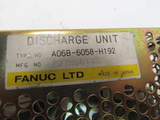GE Fanuc A06B-6058-H192 Discharge Unit