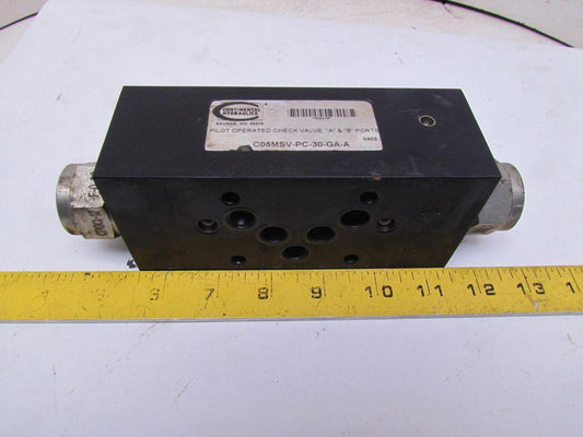 Continental C05MSV-PC-30-GA-A Pilot Operated Check Valve