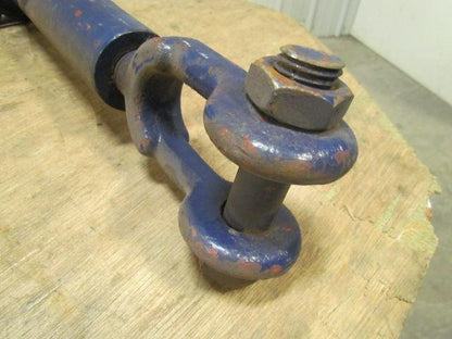 Dixie 28000 Lb Capacity 1-3/8" Acme Thread 24" Long Barrel Clevis Jaw Turnbuckle