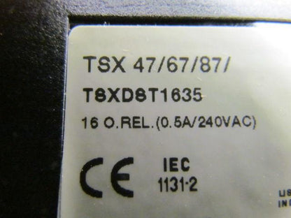Schneider TSXDST1635 I/O Output Module 16 Pt Relay 5A 240VAC NEW