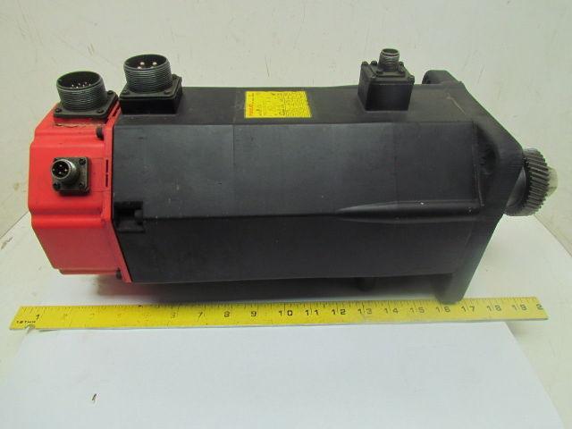 Fanuc A06B-0501-B751 AC Servo Motor 144V 3-Phase 8-Pole 2000 RPM