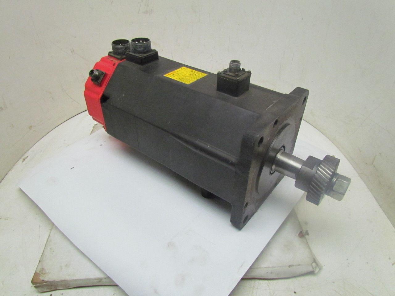 Fanuc A06B-0501-B751 AC Servo Motor 144V 3-Phase 8-Pole 2000 RPM