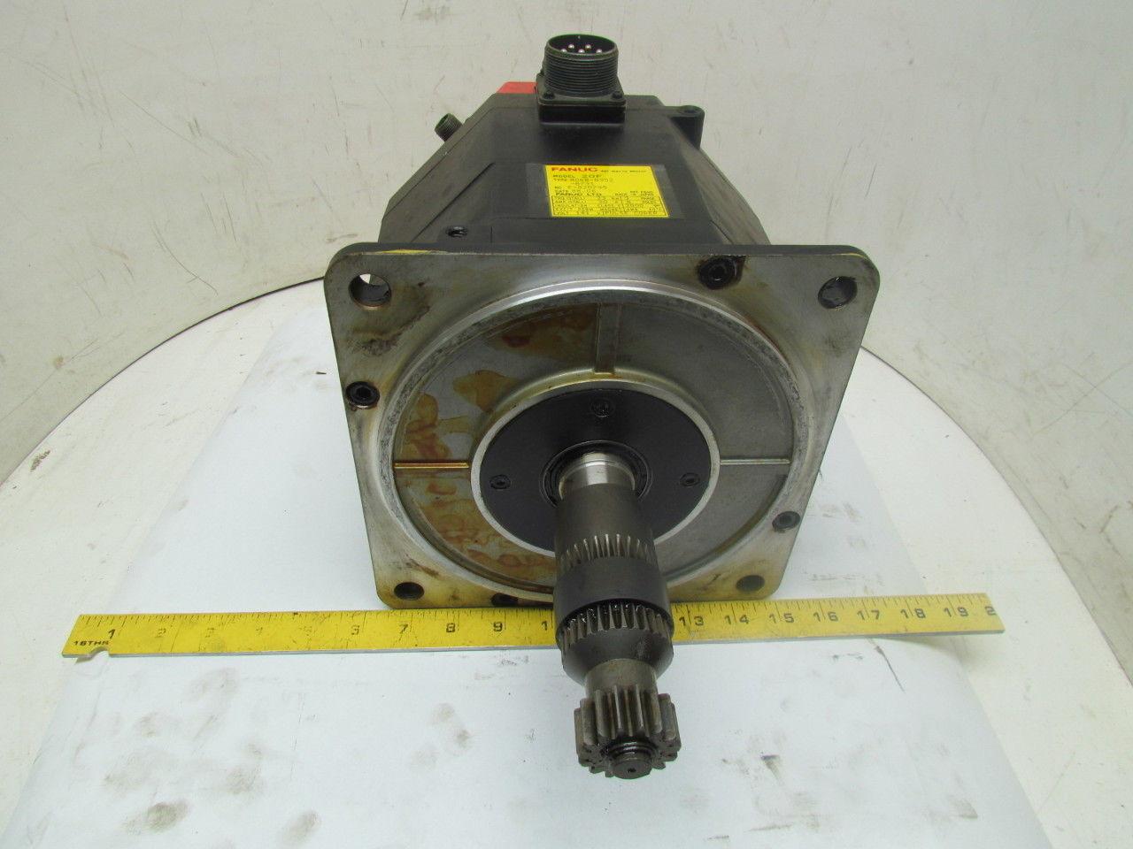 Fanuc A06B-0352-B731 E-820795 AC Servo Motor 141V 3-Phase 8-Pole 2000 RPM